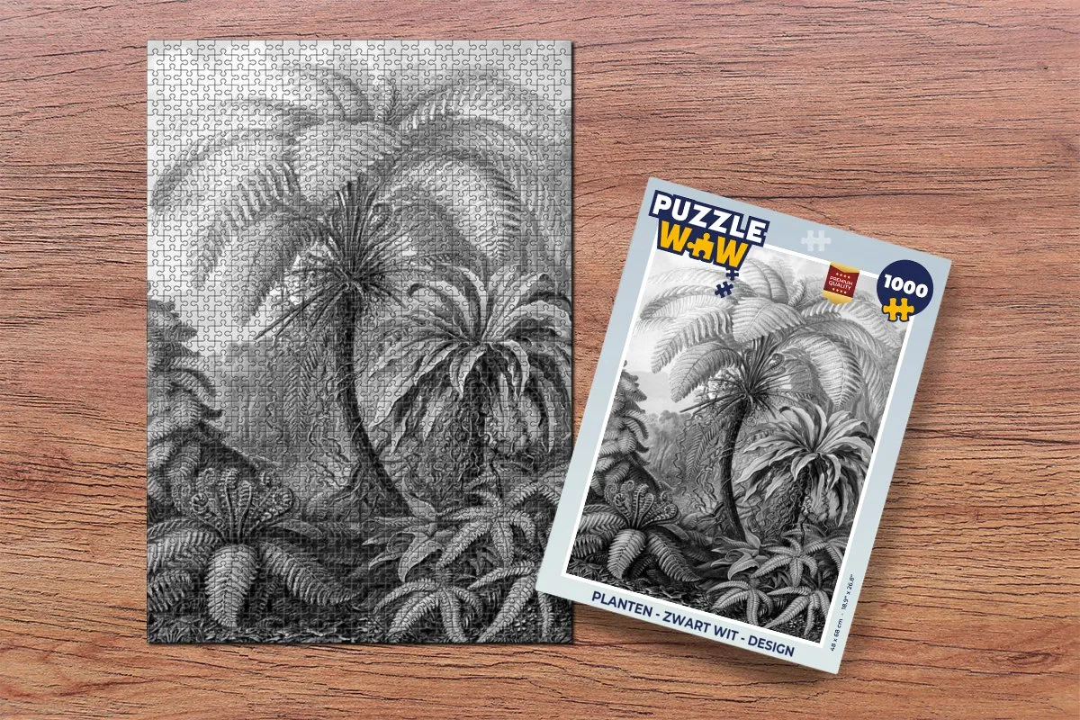 PuzzleWow Botanische Legpuzzel 1000 Stuks - Multicolor