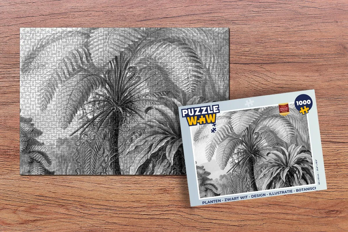 PuzzleWow Botanische Legpuzzel 1000 Stuks - Multicolor
