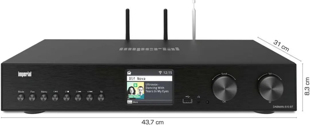 Imperial DABMAN i510 BT Multifunctionele Radio - Zwart