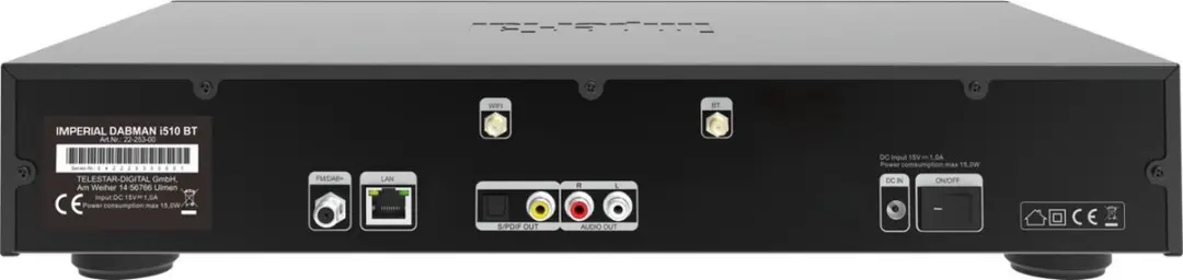 Imperial DABMAN i510 BT Multifunctionele Radio - Zwart - afbeelding 6 van 6