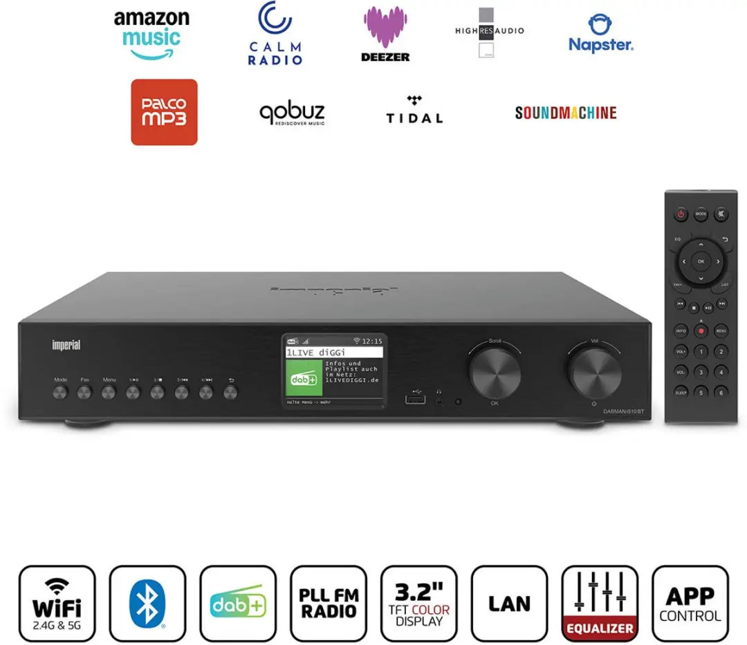 Imperial DABMAN i510 BT Multifunctionele Radio