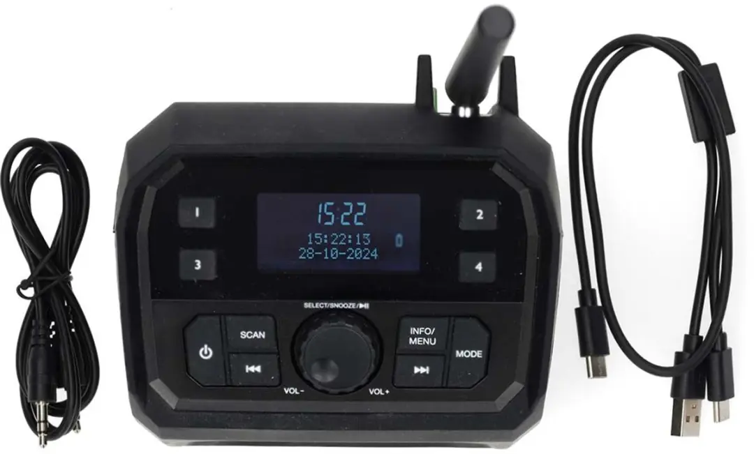 Imperial Dabman OR 5 DAB+/FM Radio - Bluetooth - 16W - Zwart - afbeelding 4 van 6