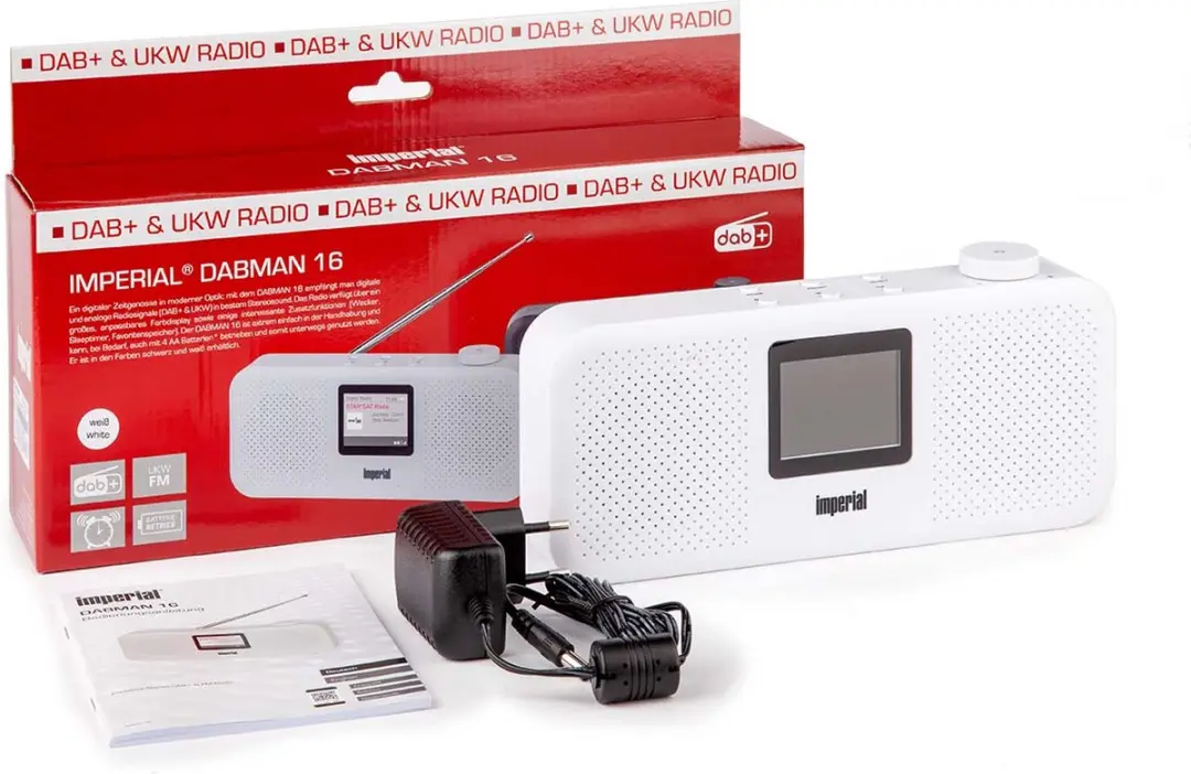 Imperial DABMAN 16 DAB+/FM Radio - Wit - afbeelding 6 van 6