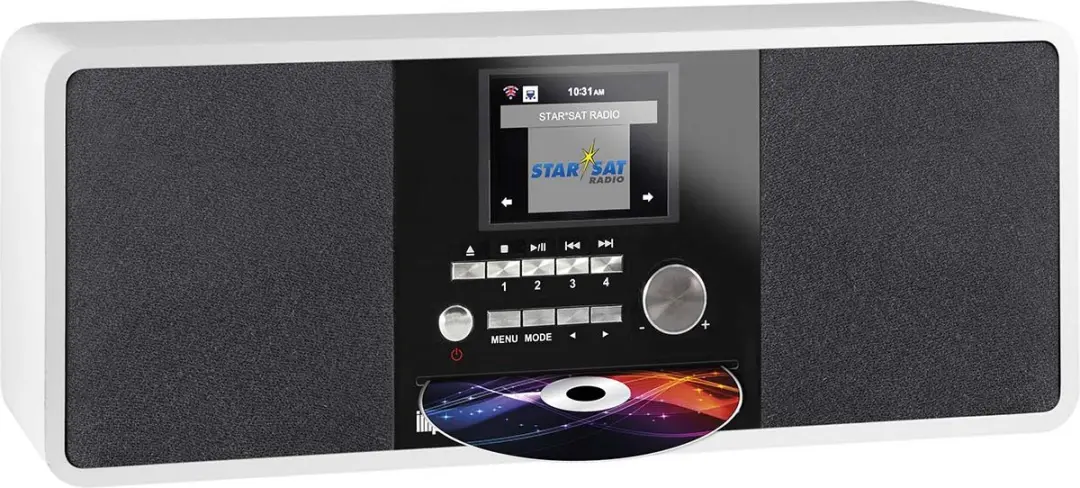 Imperial DABMAN i200 CD Multifunctionele Radio - 40W - Wit