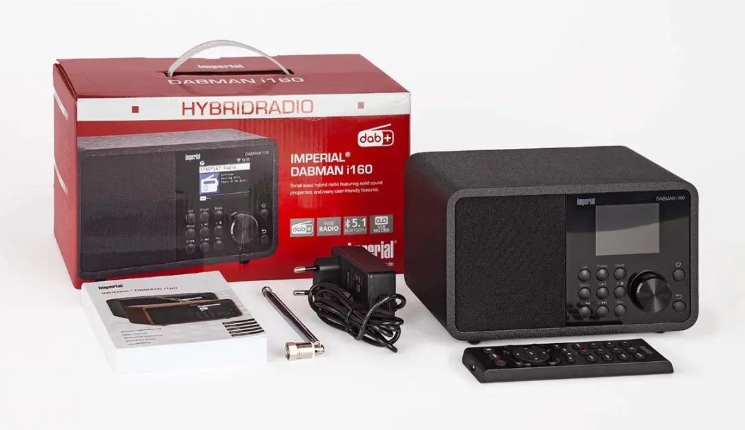 Imperial DABMAN i160 Internetradio - DAB+ Bluetooth - Zwart - afbeelding 3 van 6