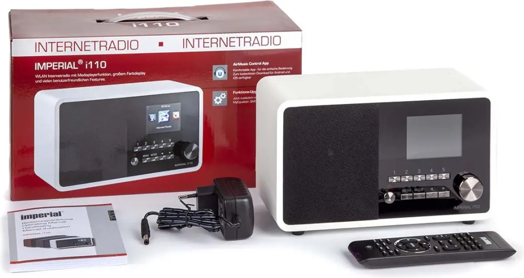 Imperial DABMAN i110 Internetradio - Wit - afbeelding 6 van 6
