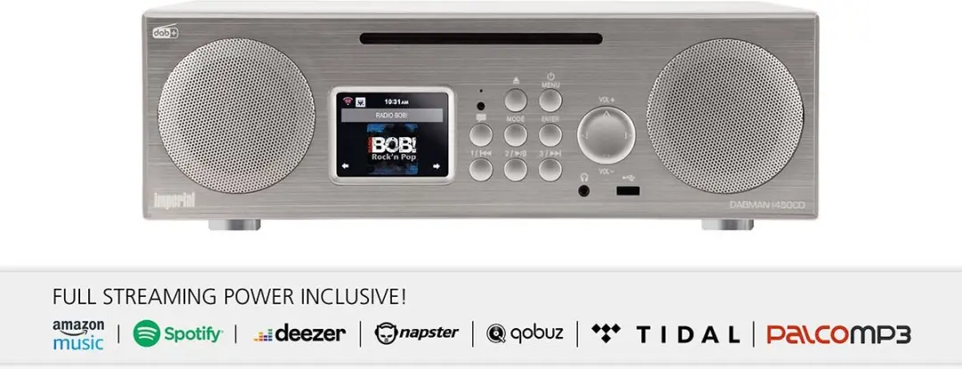 Nedis DABMAN i450 CD Multifunctionele Stereo Radio DAB+ / FM / Internet / Blueto