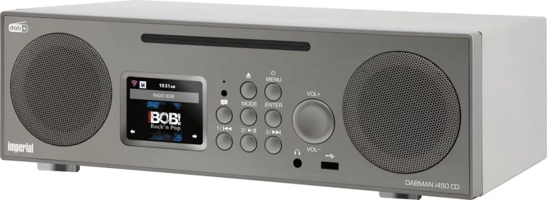 Imperial Nedis DABMAN i450 CD Multifunctionele Radio - 30W - Wit-Zilver - afbeelding 5 van 6