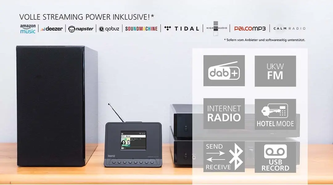 Imperial DABMAN i410 BT Internetradio - DAB+/FM - Bluetooth