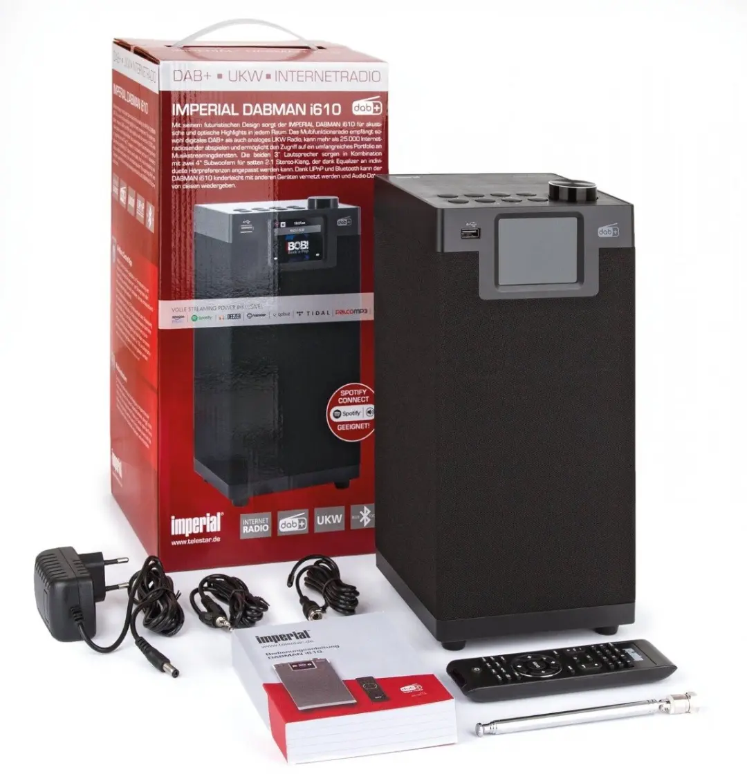 Imperial DABMAN i610 Internetradio - 50W - Zwart - afbeelding 5 van 6