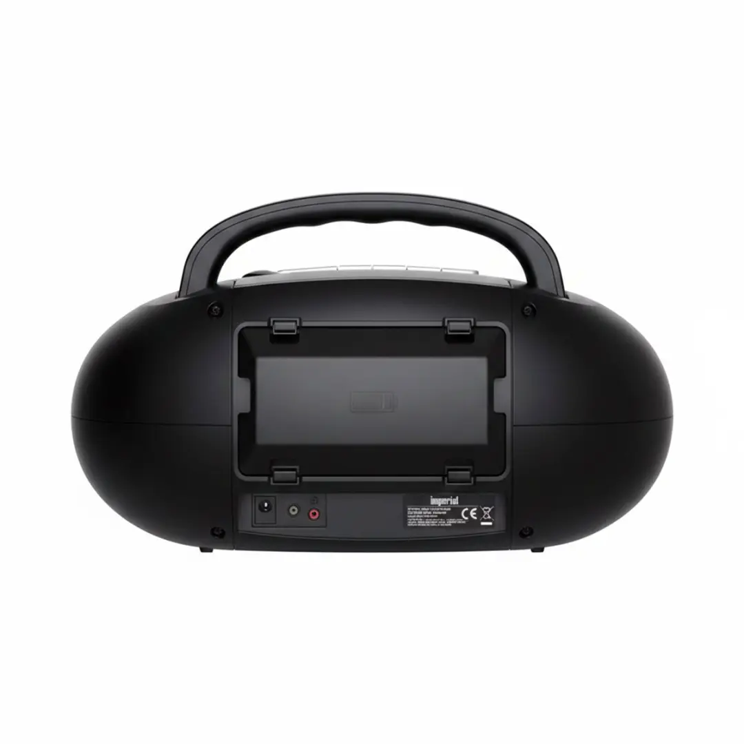 Imperial DABMAN PBB 1 Boombox - CD/MP3/Cassette - FM Radio - Zwart - afbeelding 4 van 6