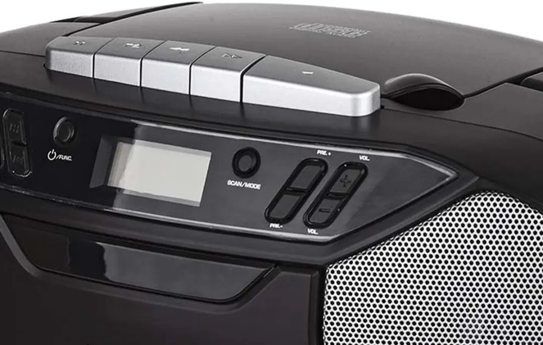 Imperial DABMAN PBB 1 Boombox - CD/MP3/Cassette - FM Radio - Zwart - afbeelding 6 van 6