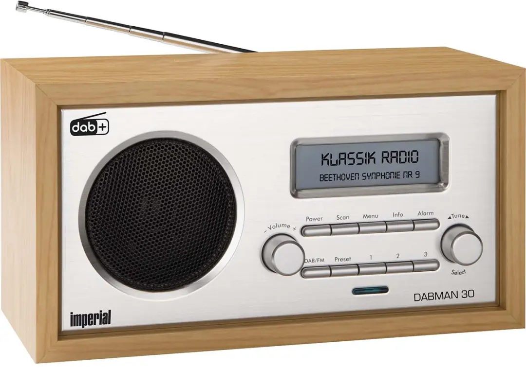 Imperial DABMAN 30 DAB+/FM Radio - 10 Voorkeurszenders - Hout - afbeelding 4 van 6