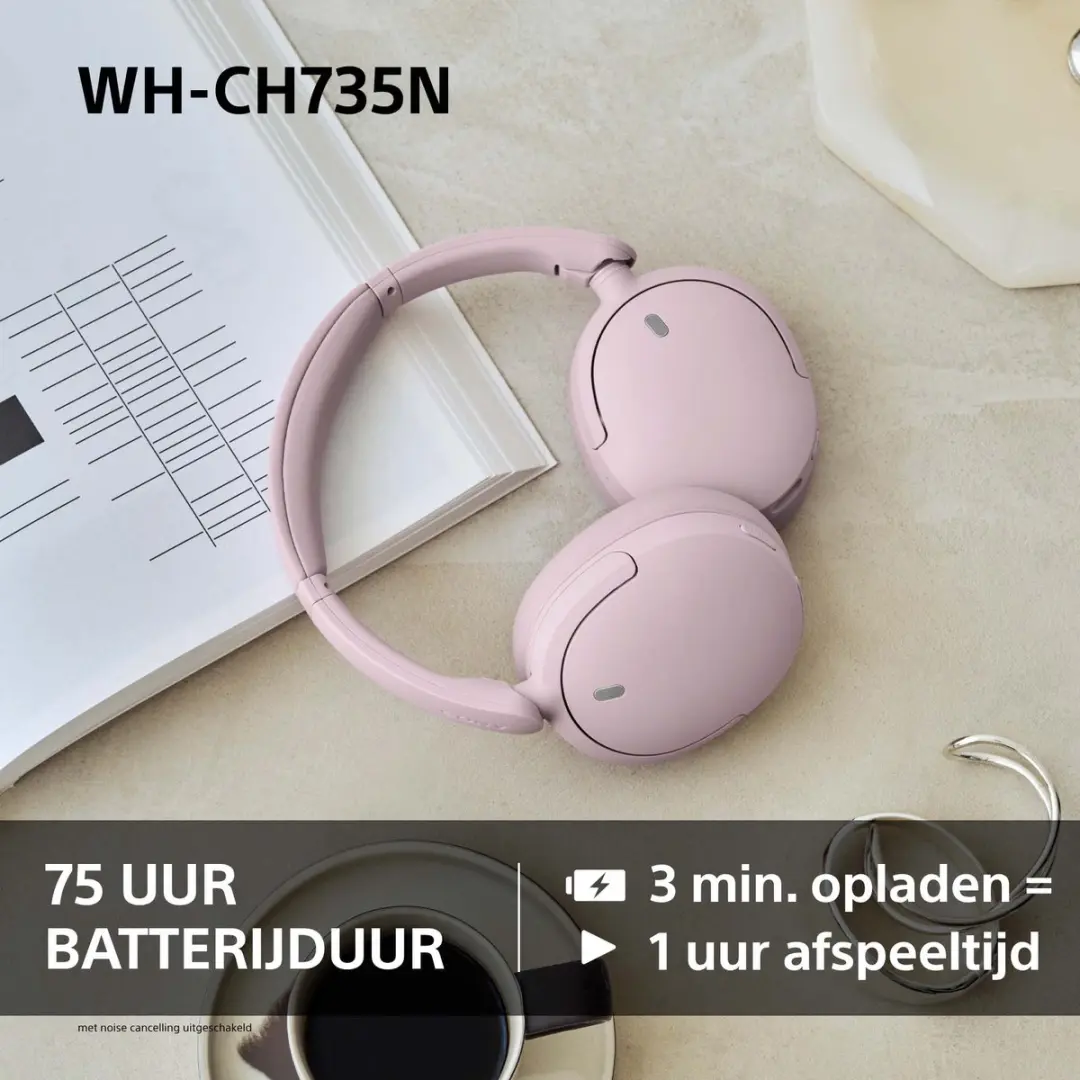 Sony WH-CH735N Noise Cancelling Koptelefoon - Zwart - afbeelding 6 van 6