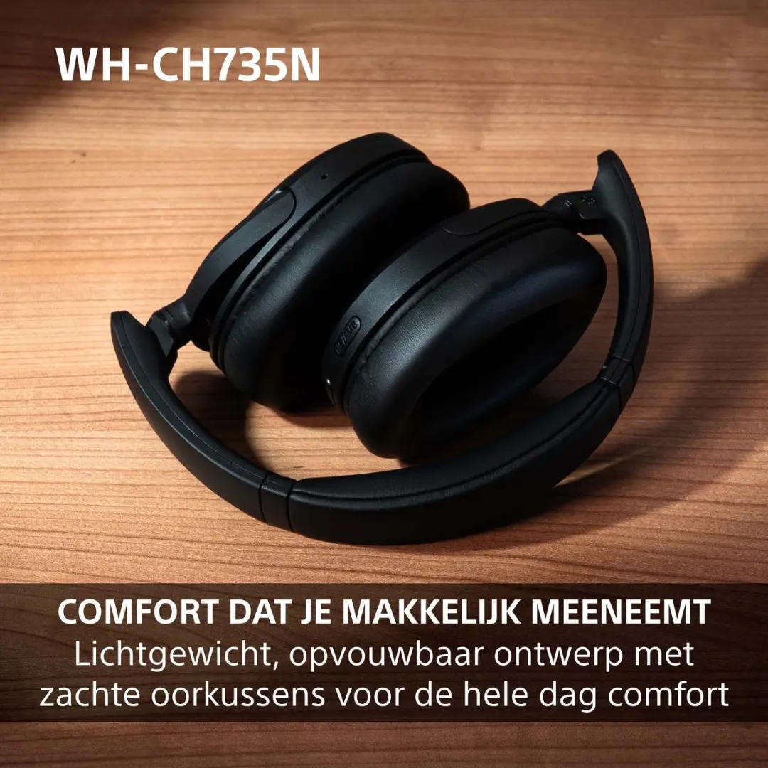 Sony WH-CH735N Noise Cancelling Koptelefoon - Roze - afbeelding 6 van 6