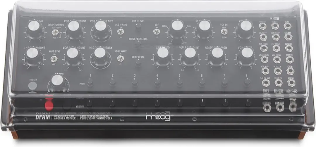 Decksaver Moog Mother 32 & DFAM Cover - Transparent - afbeelding 6 van 6