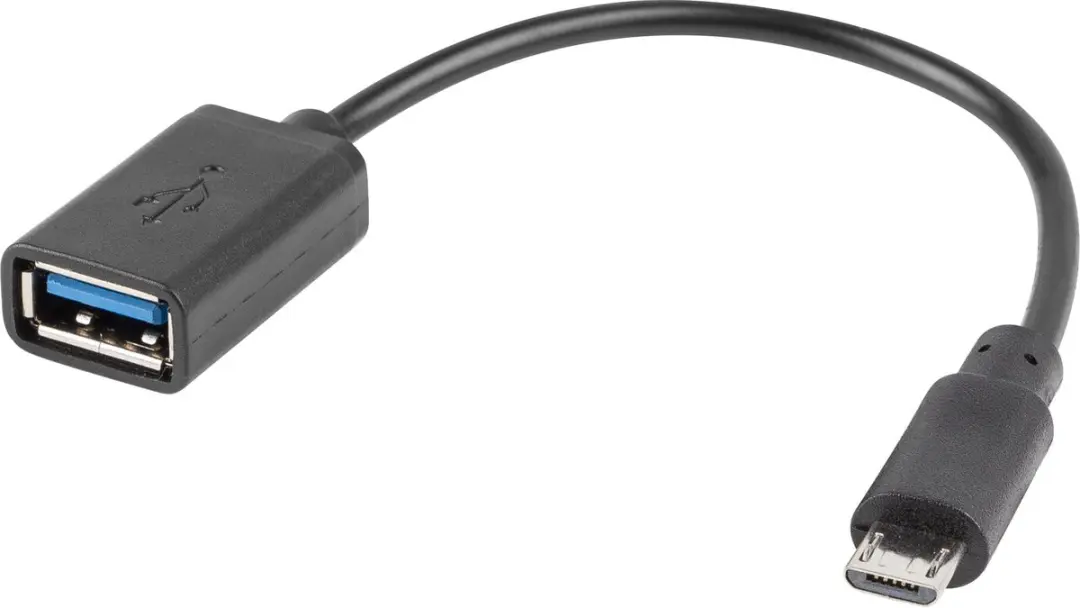 Lanberg MicroUSB naar USB Kabel AD-OTG-UM-01