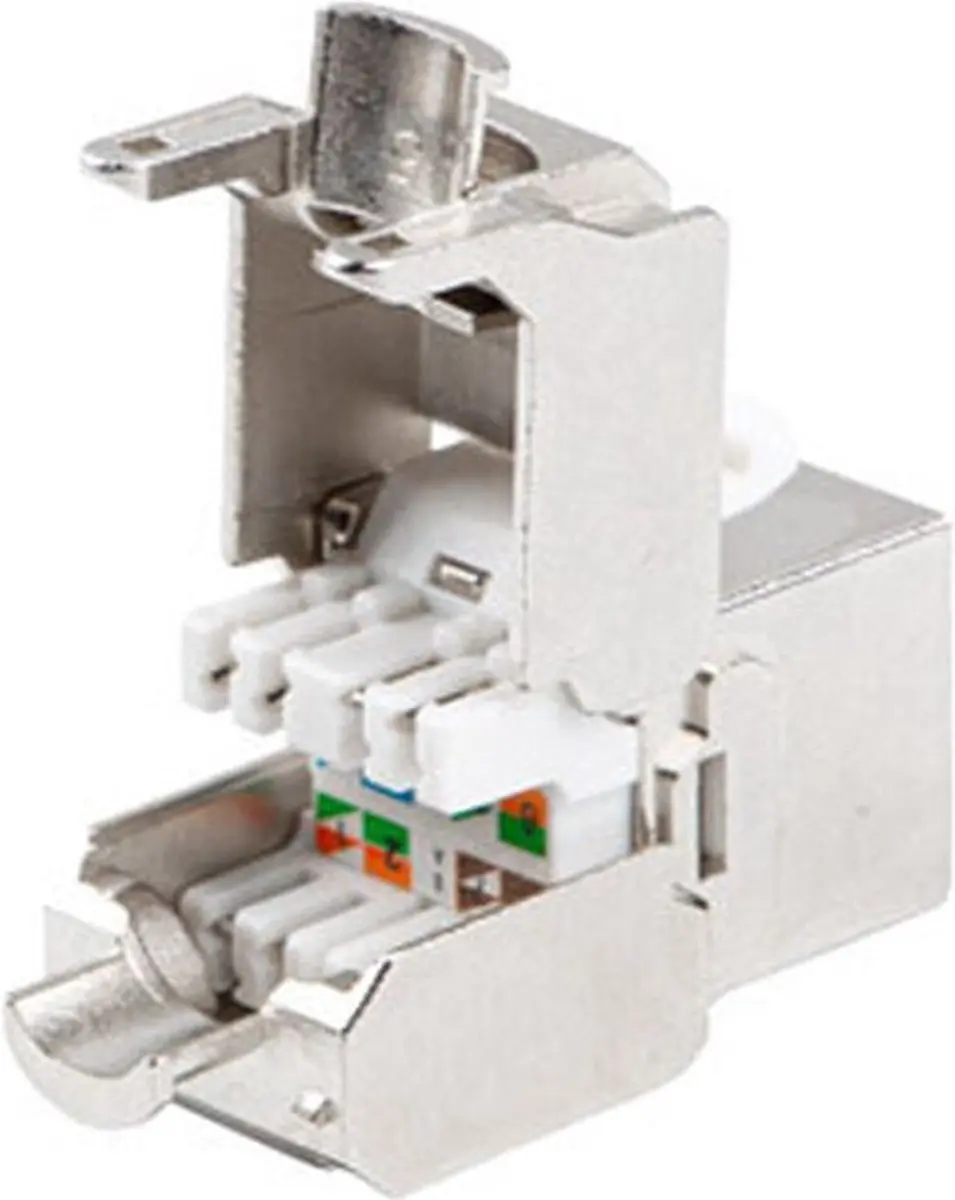Lanberg Keystone Module Cat 7 FTP - Zilver - afbeelding 3 van 4