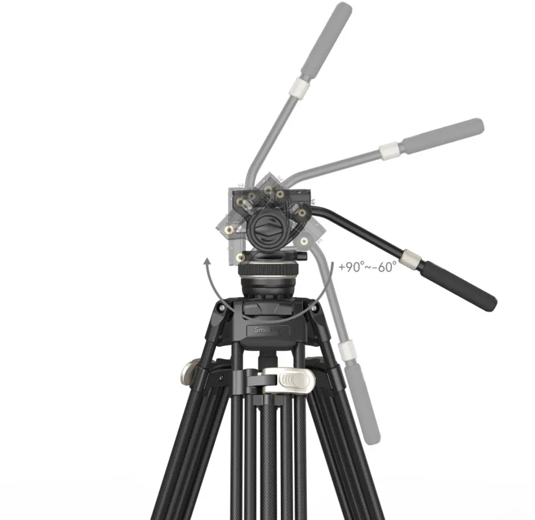 SmallRig 3989 FreeBlazer Carbon Fiber Videostatiefkit - Zwart