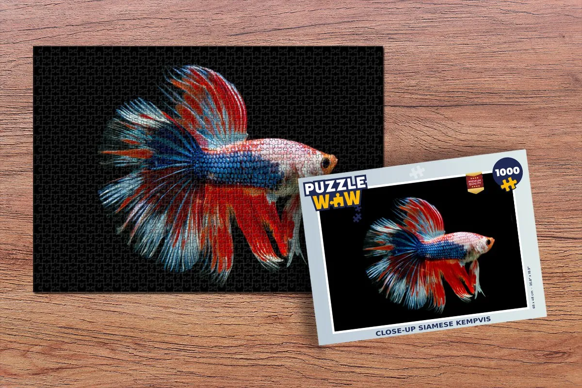 PuzzleWow Vis Zeedier Legpuzzel 1000 Stuks - Multicolor