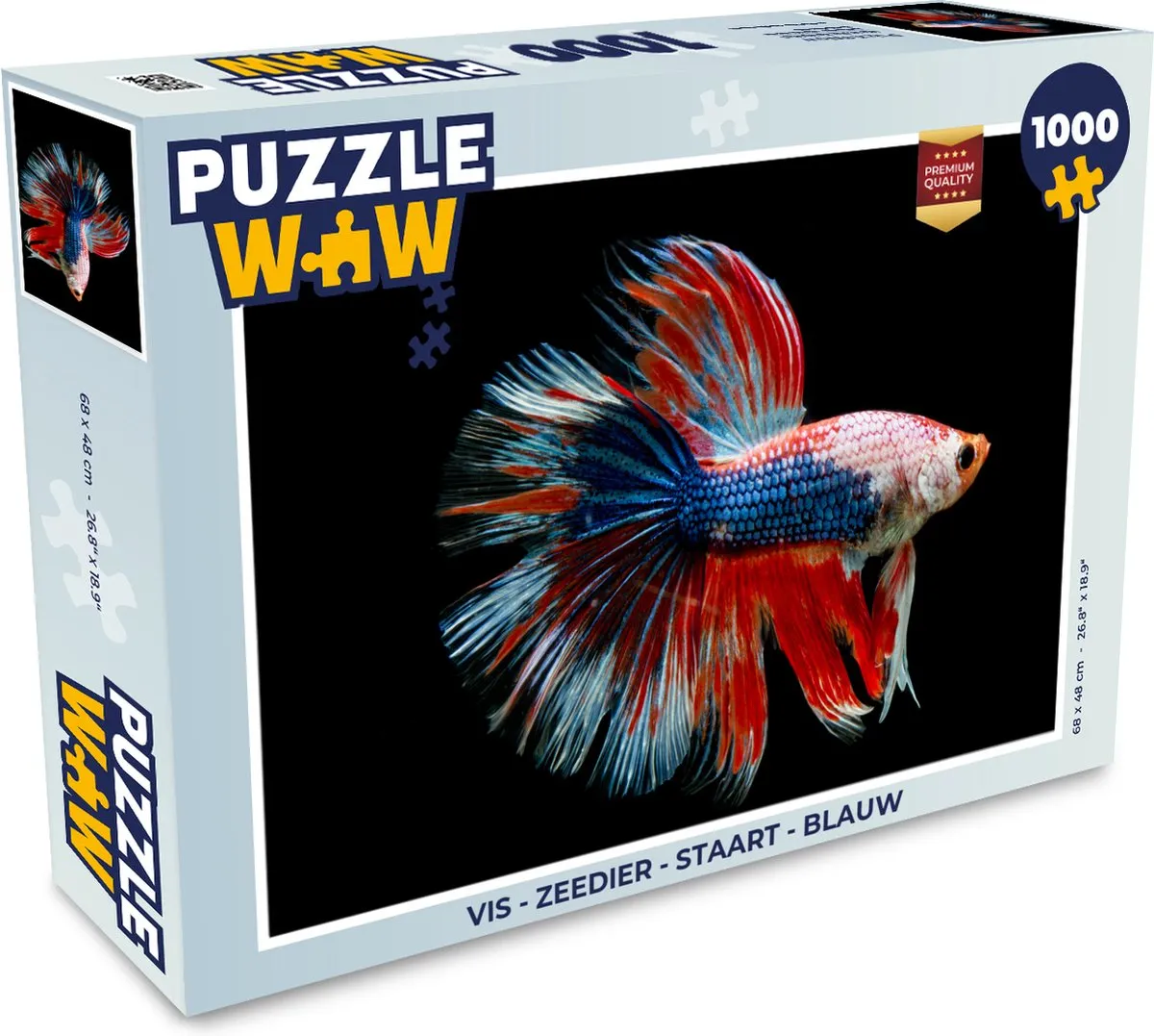PuzzleWow Vis Zeedier Legpuzzel 1000 Stuks