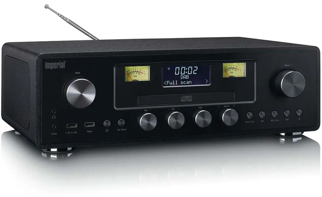 Imperial Dabman 280CDBK DAB+/FM Radio - CD/USB/Bluetooth - Zwart - afbeelding 2 van 6