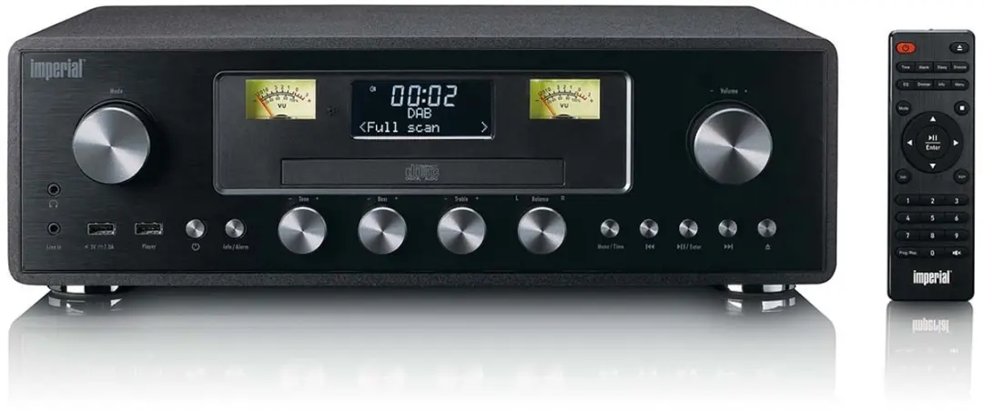 Imperial Dabman 280CDBK DAB+/FM Radio - CD/USB/Bluetooth - Zwart - afbeelding 4 van 6