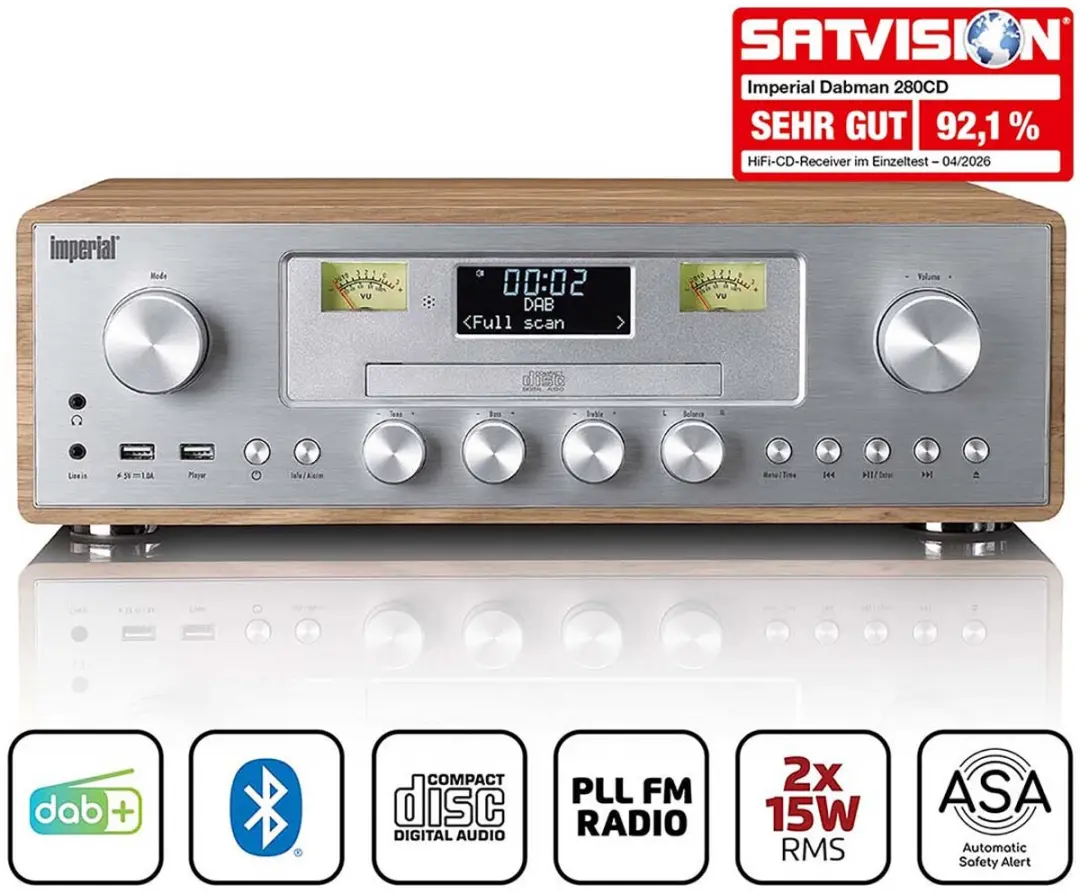 Imperial DABMAN radio met CD speler