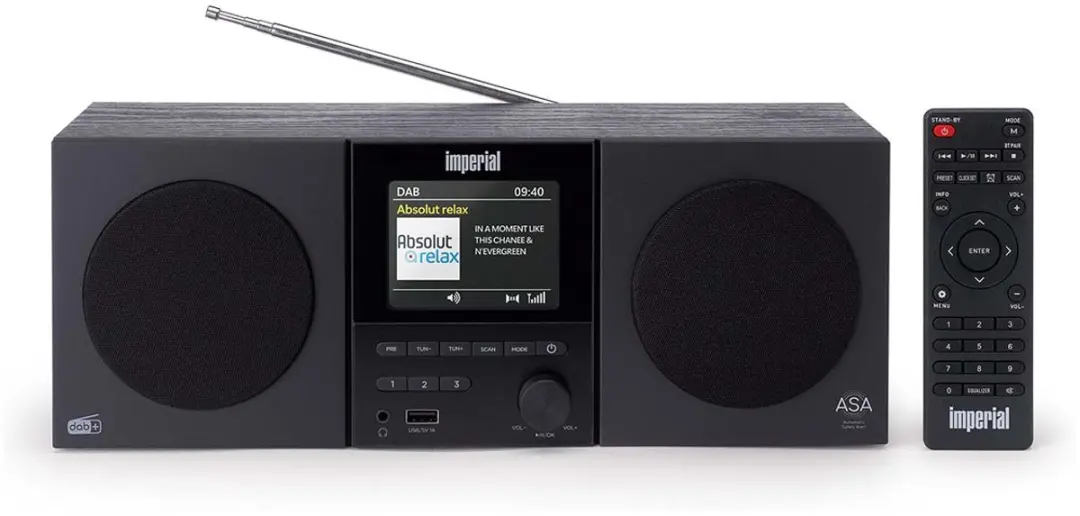 Imperial DABMAN-220BK DAB+/FM Radio - Bluetooth - Zwart - afbeelding 2 van 6