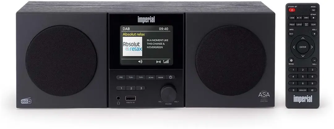 Imperial DABMAN-220BK DAB+/FM Radio - Bluetooth - Zwart - afbeelding 4 van 6