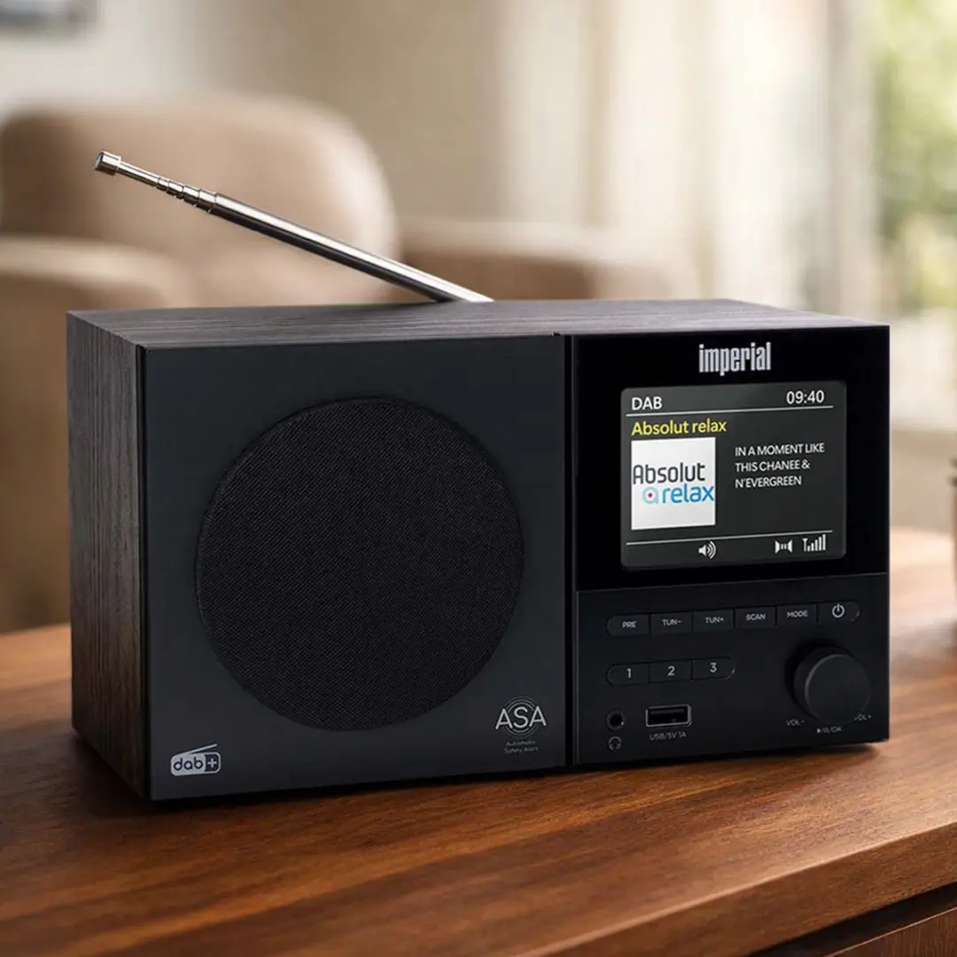 Imperial DABMAN-120BK DAB+/FM Radio - Bluetooth - Zwart - afbeelding 3 van 6