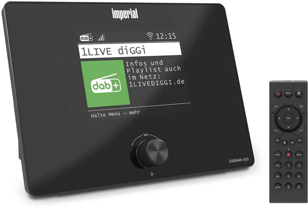 Imperial DABMAN i420BK Internetradio - DAB+/FM - Bluetooth - Zwart - afbeelding 4 van 6