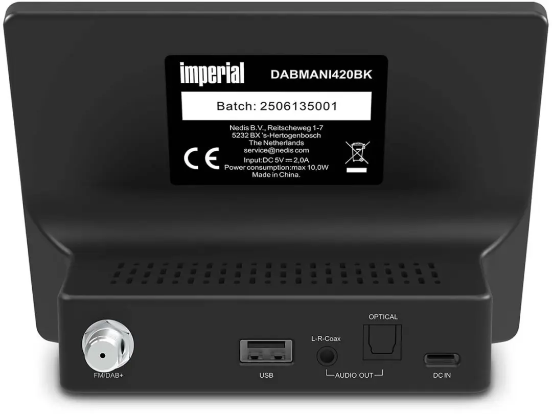 Imperial DABMAN i420BK Internetradio - DAB+/FM - Bluetooth - Zwart - afbeelding 6 van 6