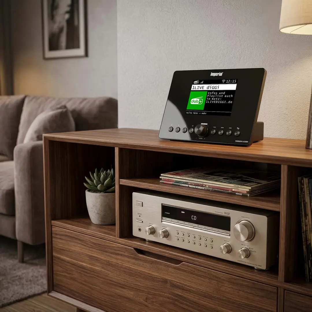Imperial DABMAN i430BK Internetradio - DAB+/FM - WiFi & LAN - Bluetooth - Zwart - afbeelding 5 van 6
