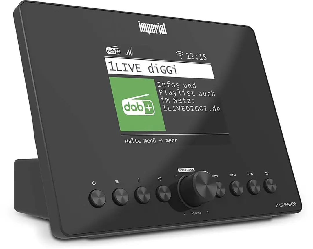 Imperial DABMAN i430BK Internetradio - DAB+/FM - WiFi & LAN - Bluetooth - Zwart - afbeelding 3 van 6