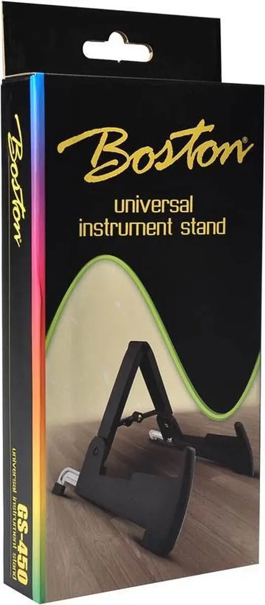 Boston GS-450 Instrumentenstatief - Opvouwbaar - Zwart - afbeelding 5 van 6