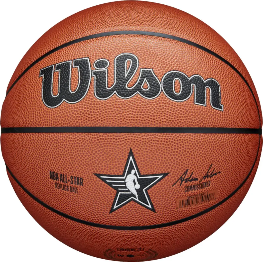 Wilson NBA All-Star 2024 Indianapolis Replica Ball WZ2015501XB, Unisex, Oranje,