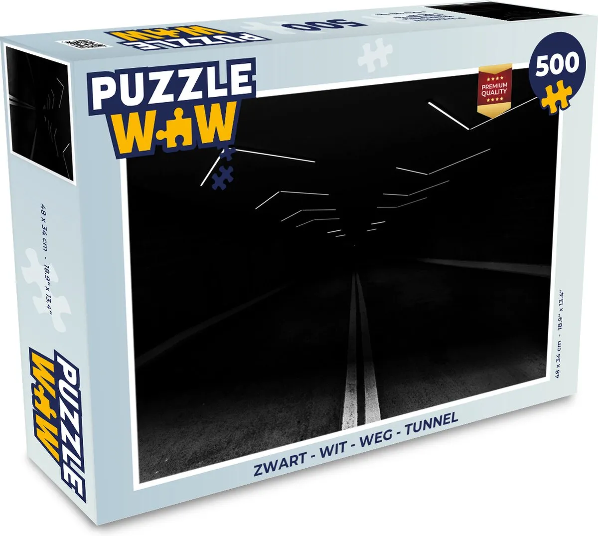 PuzzleWow Legpuzzel 500 Stuks - Multicolor