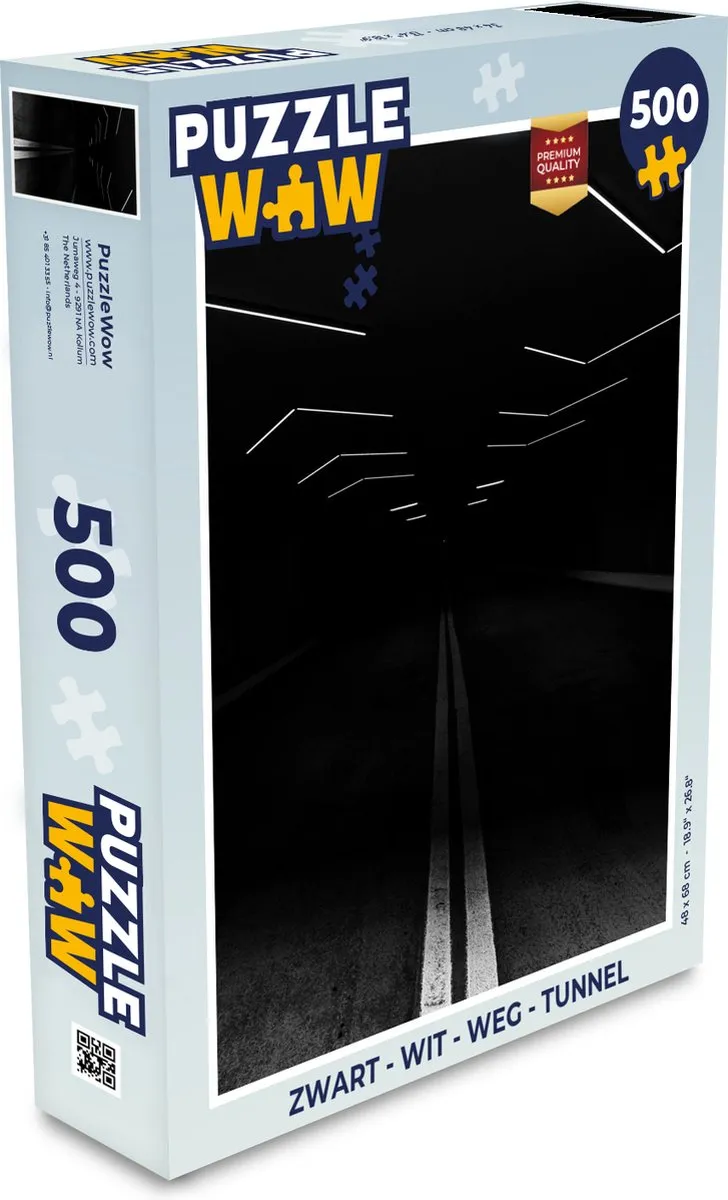 PuzzleWow Legpuzzel 500 Stuks - Multicolor