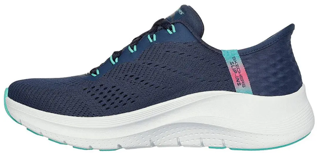 Skechers Arch Fit 2.0 Hardloopschoenen Dames 41 - Marineblauw/Turquoise