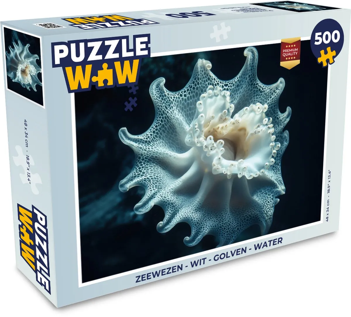 PuzzleWow Zeewezen Legpuzzel 500 Stuks