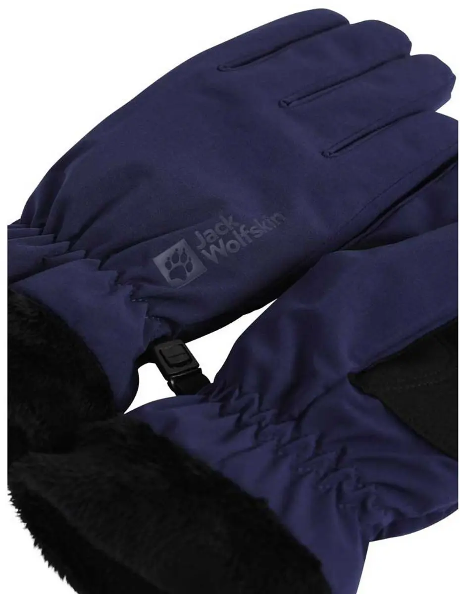 Jack Wolfskin Highloft Handschoenen Dames - Night Blue - Maat M