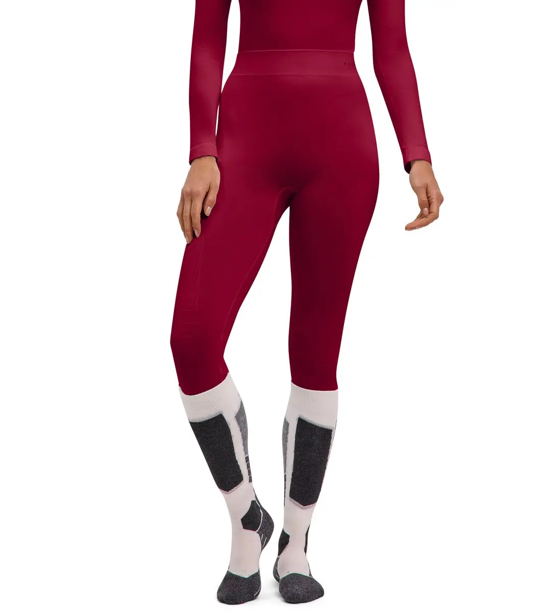 Damen Maximum Warm Long sneldrogend functioneel materiaal lang functioneel ondergoed dames merlot - maat 8117
