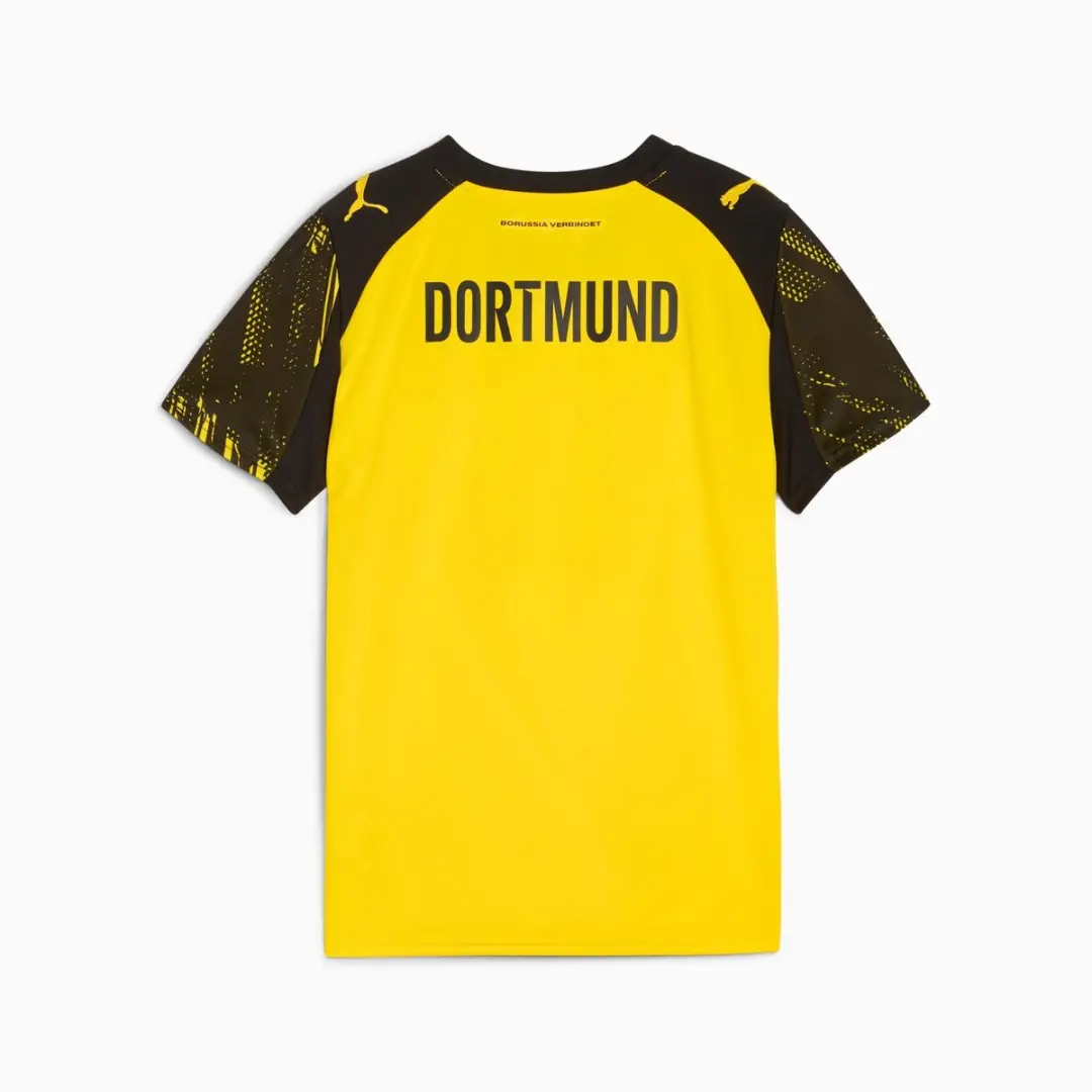 PUMA BVB Thuis Shirt Replica Jr 128 - Geel/Zwart - afbeelding 3 van 6