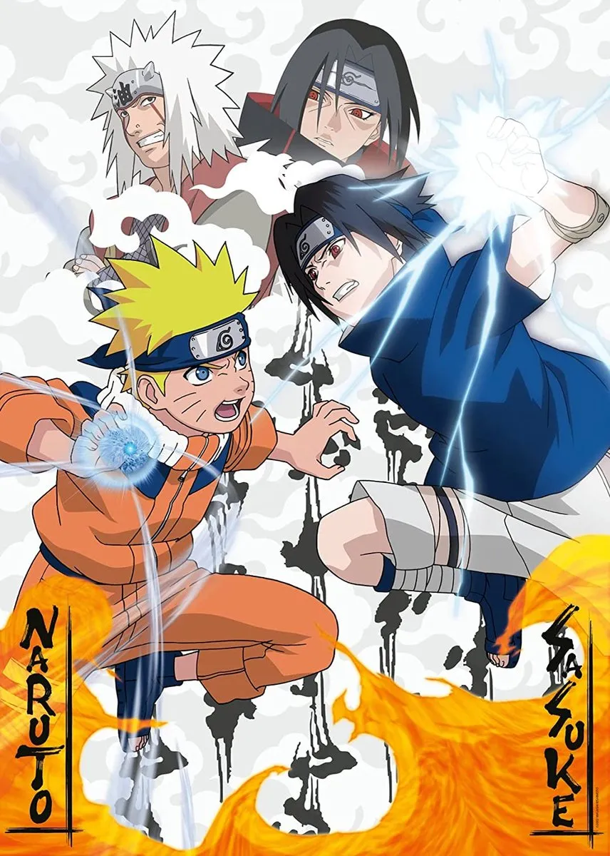 Ravensburger Naruto vs. Sasuke Legpuzzel 1000 Stuks - 17449
