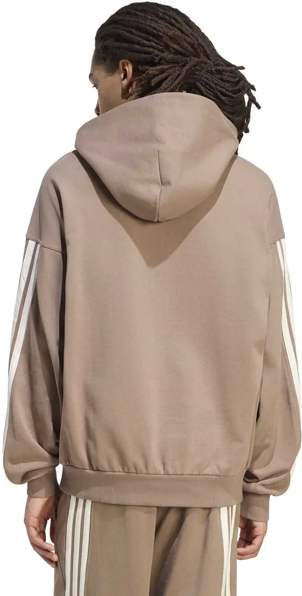 adidas M AK 3S OH HD Hoodie - Lichtbruin - afbeelding 6 van 6