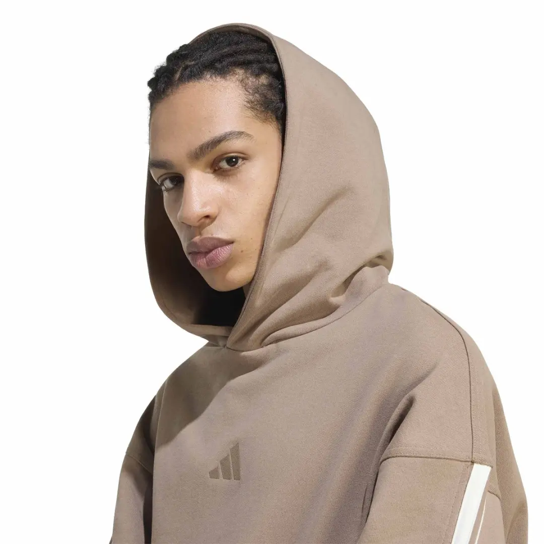 adidas M AK 3S OH HD Hoodie - Lichtbruin