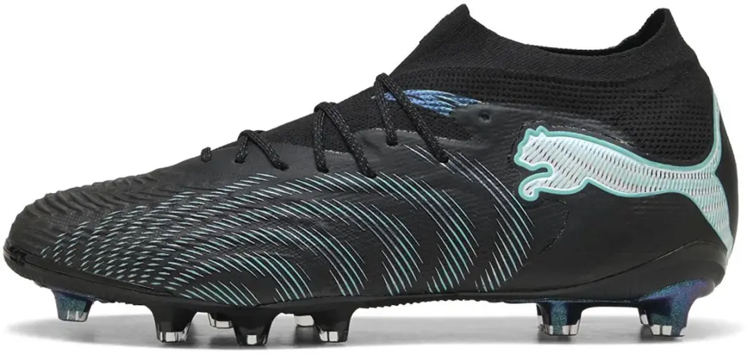 PUMA Future 9 Ultimate AG Voetbalschoenen - Zwart/Muntgroen/Wit - 44 - afbeelding 3 van 4