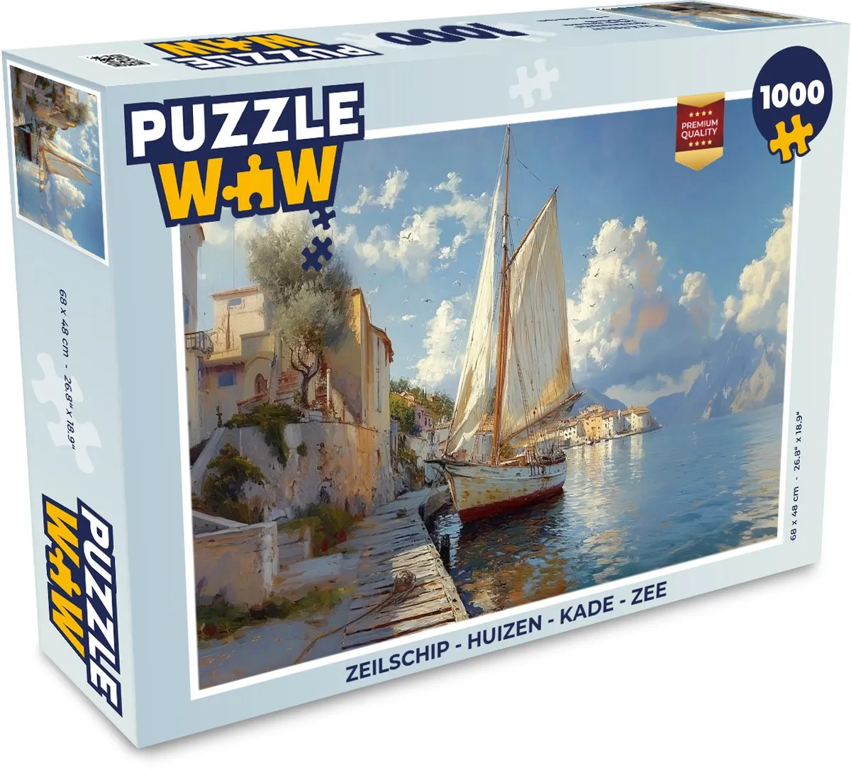 PuzzleWow Zeilschip Legpuzzel 1000 Stuks