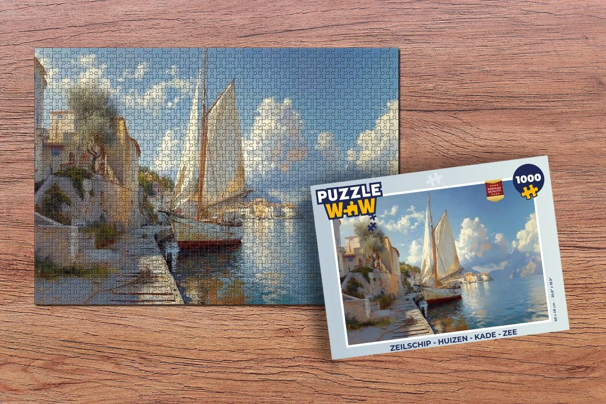 PuzzleWow Zeilschip Legpuzzel 1000 Stuks